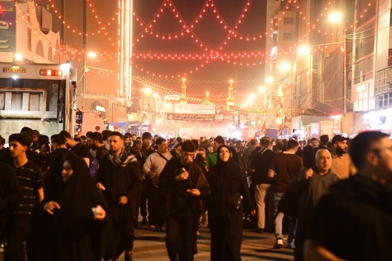 توافد الزائرين إلى كربلاء