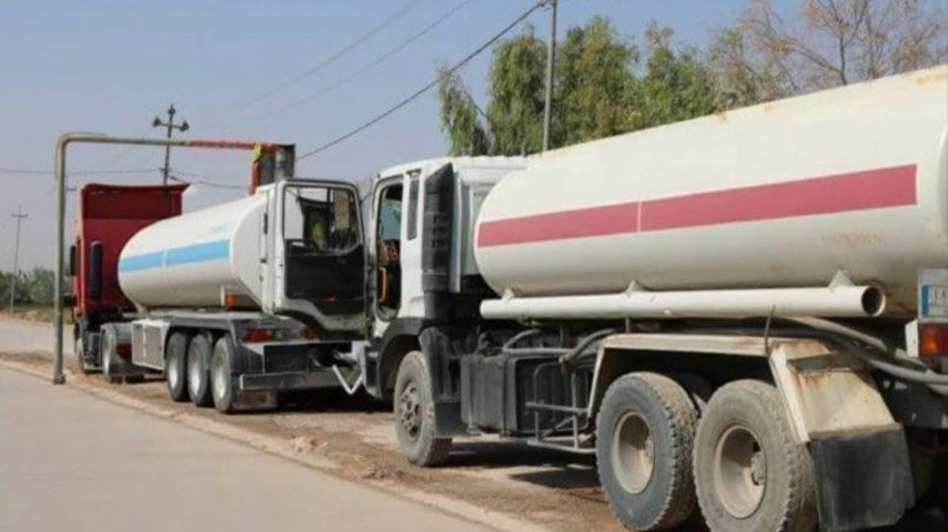 صهاريج مياه ضمن الاستعدادات الخدمية الخاصة بزيارة الأربعين.