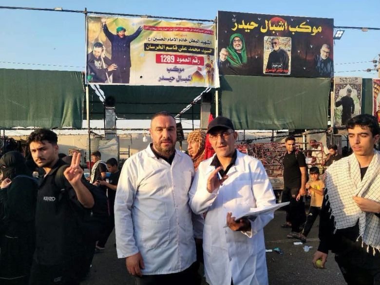 كوادر رقابية في أحد المواكب.